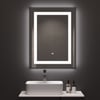 Frameless LED Bathroom Mirror Gesture Control Anti-Fog & Bluetooth Speaker 600mm x 800mm