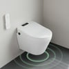Couvercle de toilette intelligent en forme de U avec ouverture automatique du couvercle