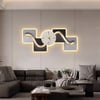 1000mm pozioma cicha lampa ścienna Nowoczesny geometryczny wystrój Art Salon