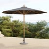 Parasol Tevara 300 cm à mât central pour terrasse extérieure