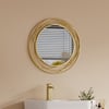 23.6" Large Round Gold Mirror