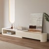 Velar 180 - 290 cm Extendable Fluted TV Unit with Sintered Stone Top & 3 Drawers