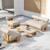 4 Piece Outdoor Teak Sofa Set with Coffee Table