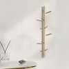 Luxury 6-Hook Wall Mounted Coat Rack in Gold with High Load-Bearing and Paint Process