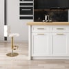 1830mm Large Walnut Kitchen Island with Storage Modern Kitchen Cabinet
