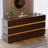 Lumio 1500mm LED 6-Drawer Dresser with Charging Station