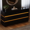 Lumio 59" LED 6-Drawer Dresser with Charging Station