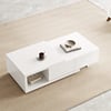 Quoint 1200 mm - 1750 mm Extendable Coffee Table with 2 Drawers