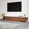 Fero Walnut Extendable TV Stand with 3 Drawers(2000mm-3600mm)