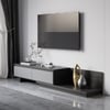 Fero 47"-79" Extendable TV Stand with 2 Drawers