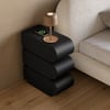 Humply Narrow Humply Leather 3-Drawer Smart Bedside Table