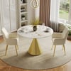 Dining Set 39" Sintered Stone Dining Taable with 2 Chairs
