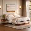 Genuine Leather Smart Adjustable Bed Set With Zero Gravity And 2 Storage