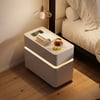 Narrow Smart LED Bedside Table with Sintered Stone Top