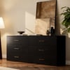 Arune 63" TV Stand with 6 Drawers Storage Chests