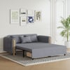 72" Full 2-Seater Linen Convertible Sleeper Sofa