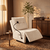 Performance Chenille Power Swivel Rocker Recliner Accent Chair with Phone Holder