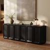 94" TV Stand with Chest Cabinet with Storage