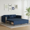 72" Full 2-Seater Linen Convertible Sleeper Sofa