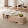 Velar 47"-67" Extendable Coffee Table with Sintered Stone Top and Storage