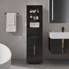 Aro 149cm Bathroom Storage Cabinet Freestanding Linen Tower with Shelves Drawers & Doors