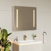 Modern 31.5" Wall-mounted LED Bathroom Medicine Cabinet Vanity Mirror with Storage