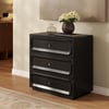 Mueble de TV de 31" con mueble de almacenamiento y 3 cajones