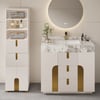 Artis 149cm Tall Bathroom Storage Cabinet & 92cm Single Vanity Set