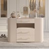 47" Tempered Glass Top Closet Island with Mirror & Jewellery Storage Dresser Vanity