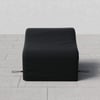 Funda de silla de patio de poliéster 600D impermeable resistente a la intemperie Negra