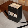 Selvo Walk-In Closet Island Jewelry Dresser with Glass Top & Light