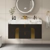 Artis 90 cm Floating Single Bathroom Vanity with Sink, Sintered Stone Top, Ample Storage