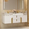 Artis 152 cm Floating Double Sink Bathroom Vanity Sintered Stone Top