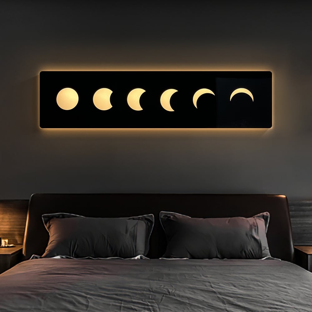 Customer Reviews for 1000mm Creative Moon Light Wall Art Decoration Painting USB LED Warm Wall Light