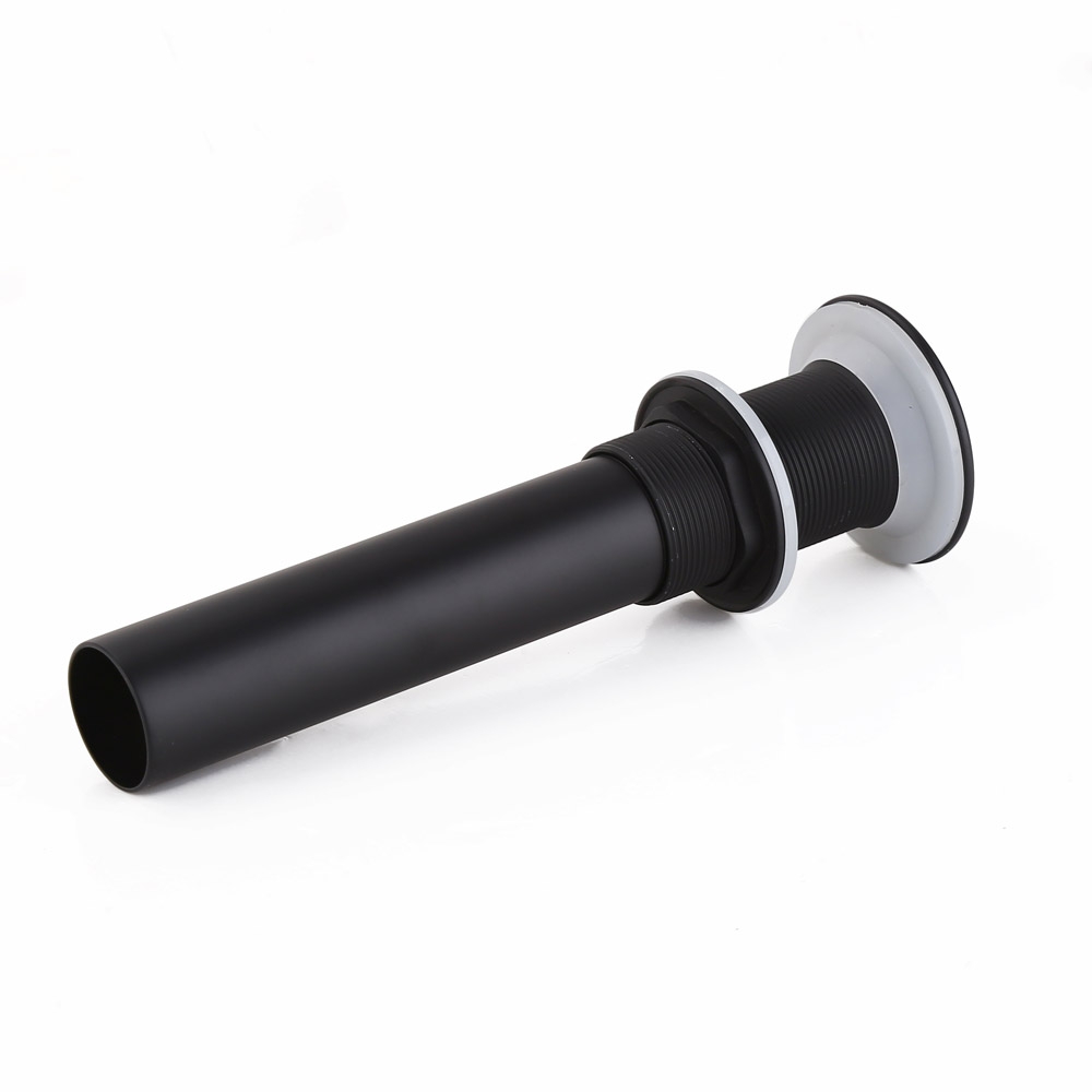 Questions and Answers for Modern Solid Brass Pop Up Drain without Overflow for Bathroom Sink in Matte Black