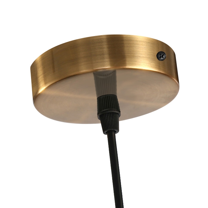 Questions and Answers for Gold metal pendant lamp in the shape of a single bulb lantern, style A