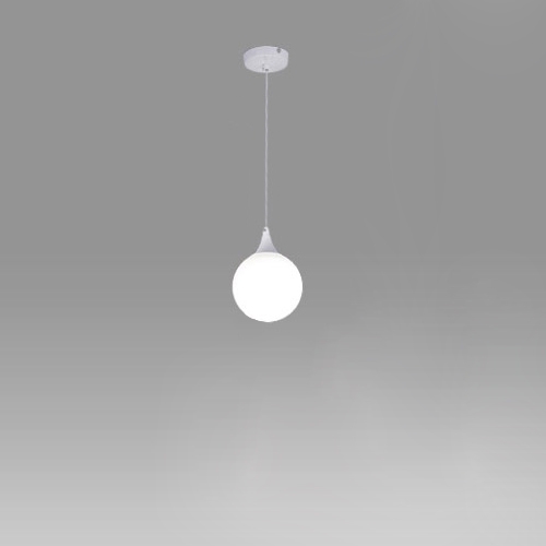 Perguntas e respostas para Mini luminária pendente moderna contemporânea de 1 luz Globe Glass Shade ajustável em branco
