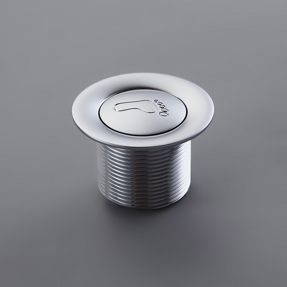 Questions and Answers for Modern Solid Brass Round Tip Toe Bath Waste without Overflow in Polished Chrome