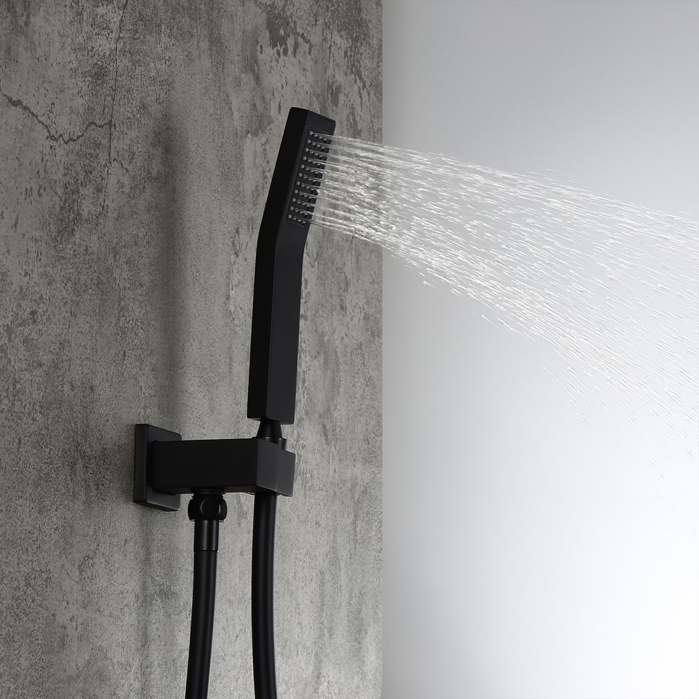 Customer Reviews for Commercial 12" Ceiling Mount Shower System Pressure Balance Valve and Trim Matte Black