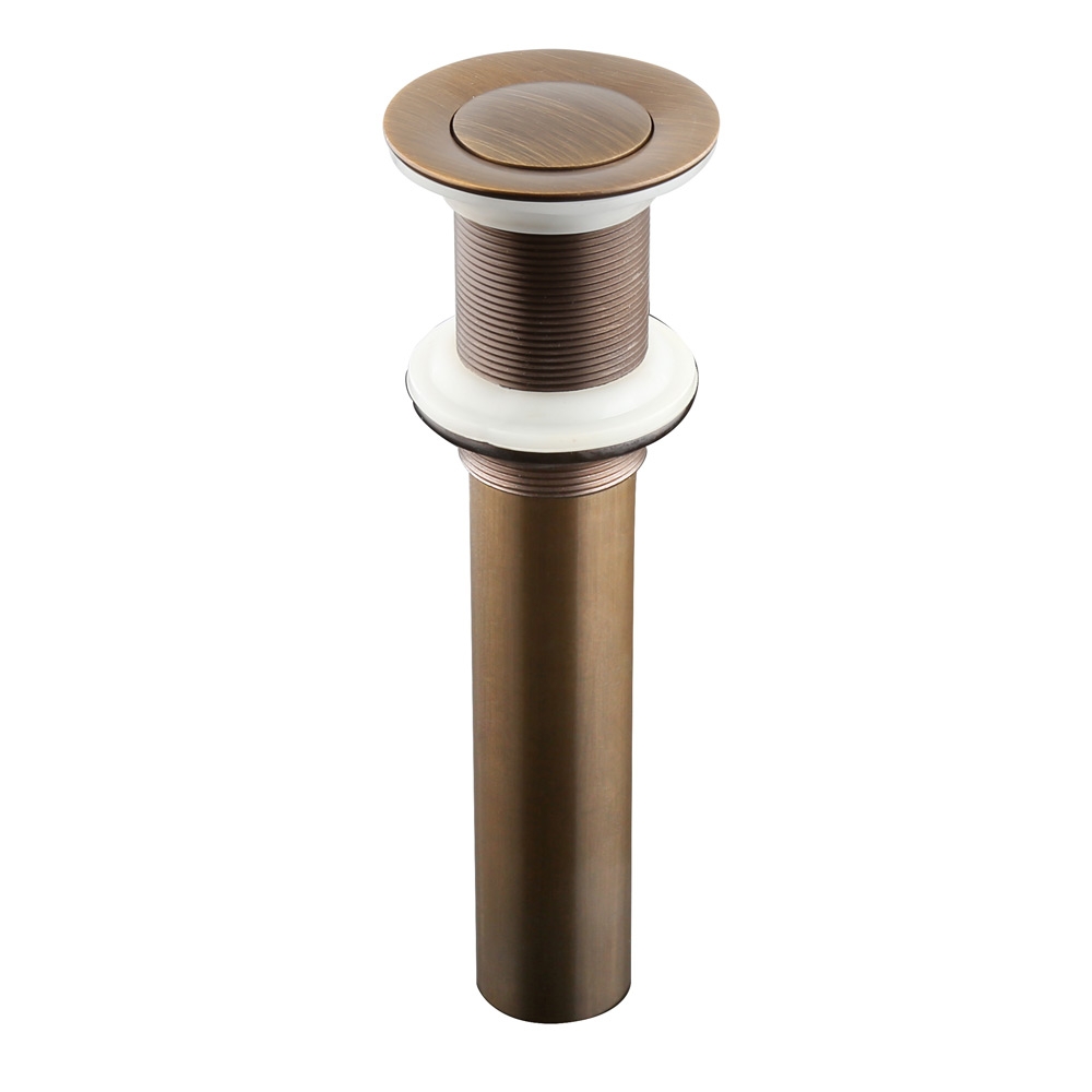 Questions and Answers for Antique Brass Counter Top Basin Pop Up Waste without Overflow Solid Brass