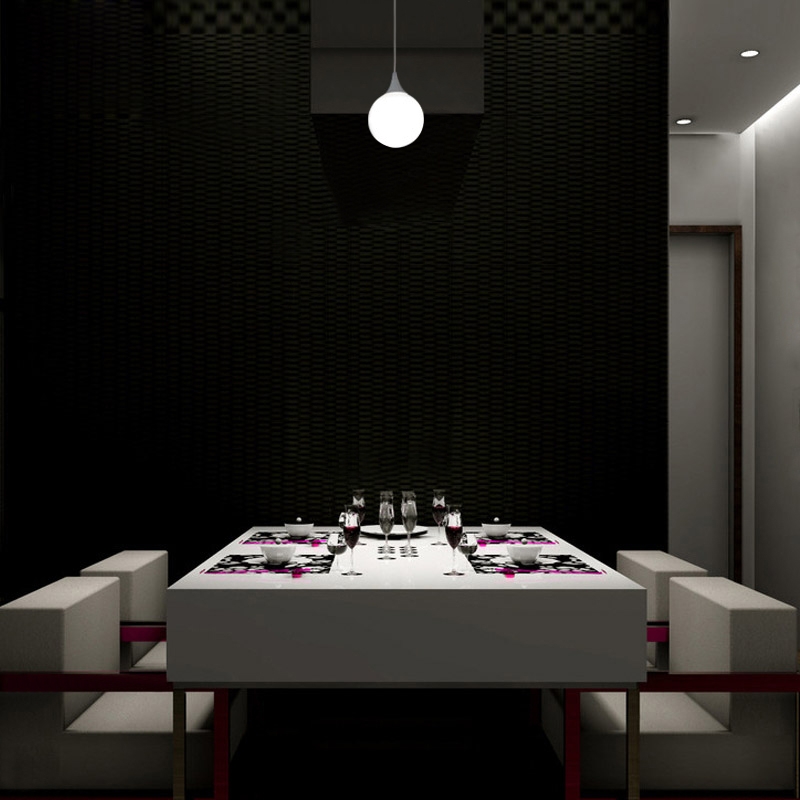 Perguntas e respostas para Mini luminária pendente moderna contemporânea de 1 luz Globe Glass Shade ajustável em branco