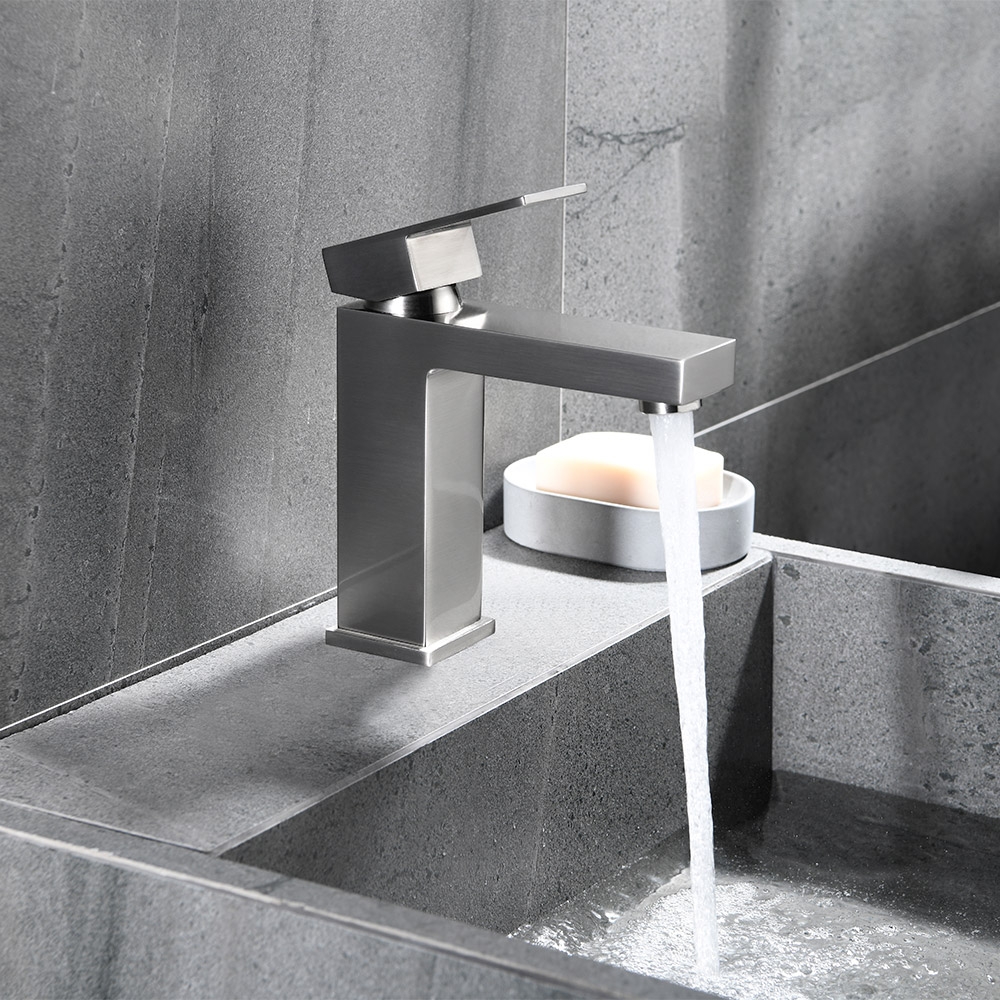 Questions and Answers for Vland Deck Mounted One-Hole Single Handle Bathroom Sink Faucet Brushed Nickel Brass