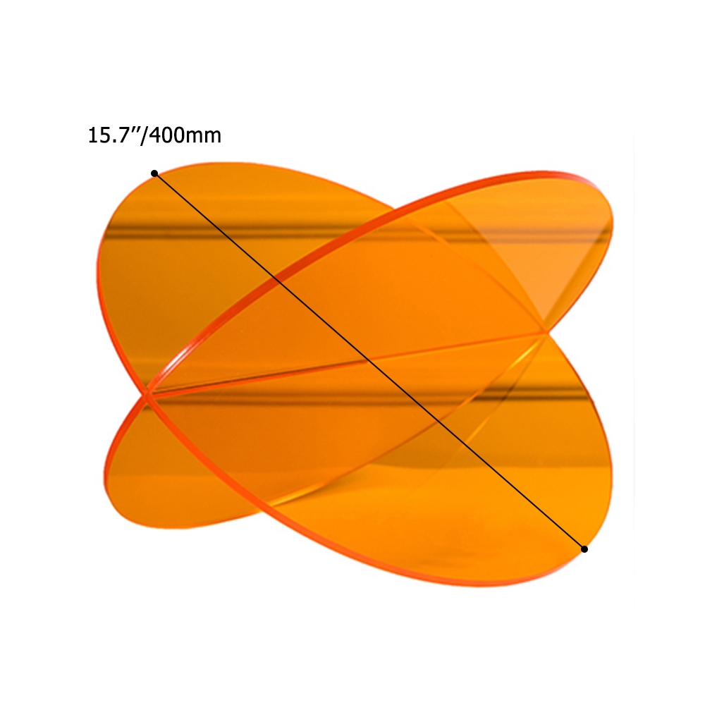 15.7" Modern Acrylic Standing Magazine Rack in Clear for Living Room weights dimensions image