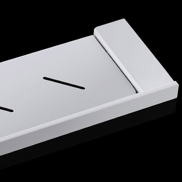 Domande e risposte per Mensola da parete quadrata per bagno moderna in acciaio inossidabile bianco Tierney