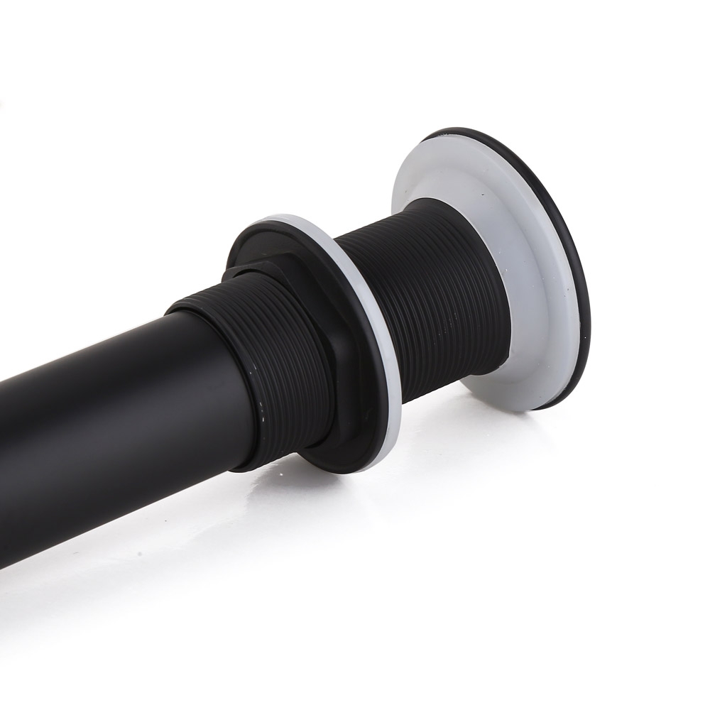 Questions and Answers for Modern Solid Brass Pop Up Drain without Overflow for Bathroom Sink in Matte Black