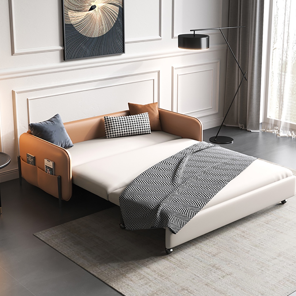Questions and Answers for 67" Queen 2-Seater Leath-aire Sleeper Sofa