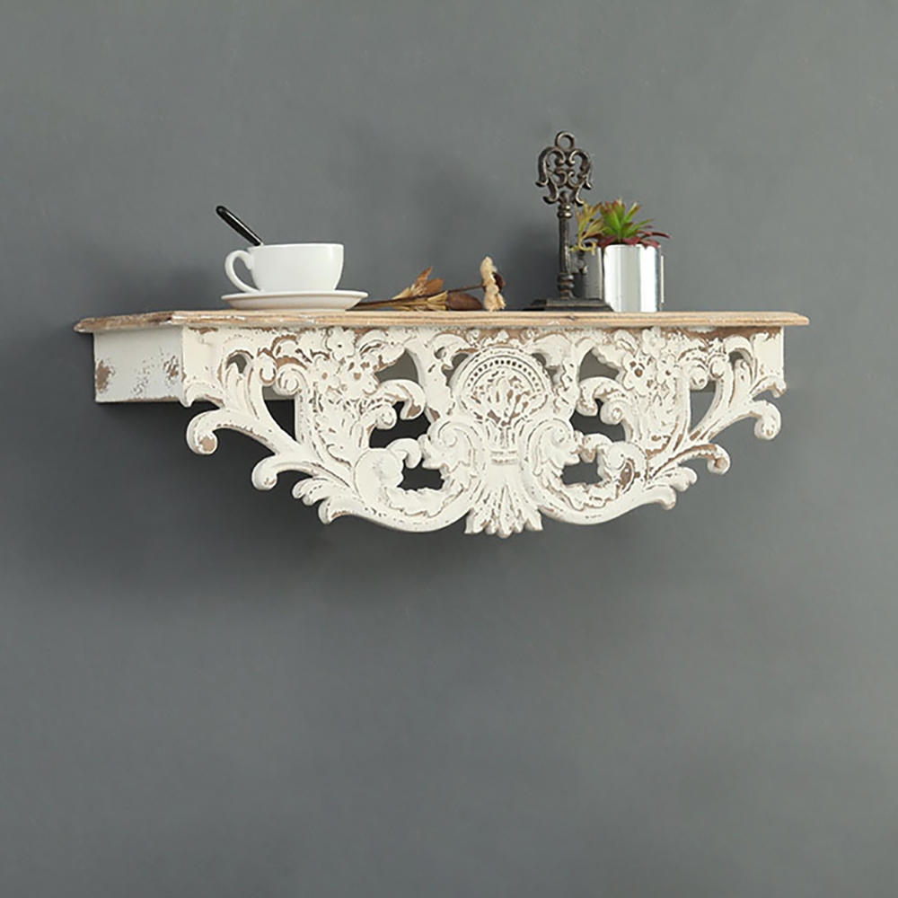 Customer Reviews for Fench Country Floating Shelf Wooden Decor Art Wall Shelf