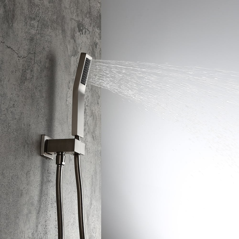 Customer Reviews for Modern 8" Wall Mounted Shower System with Handheld Shower Pressure Balance Valve