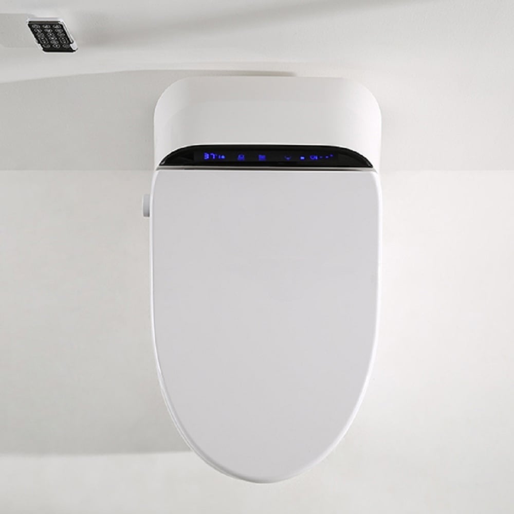 Klantrecensies voor Modern staand douchetoilet in wit met zitje en bidet