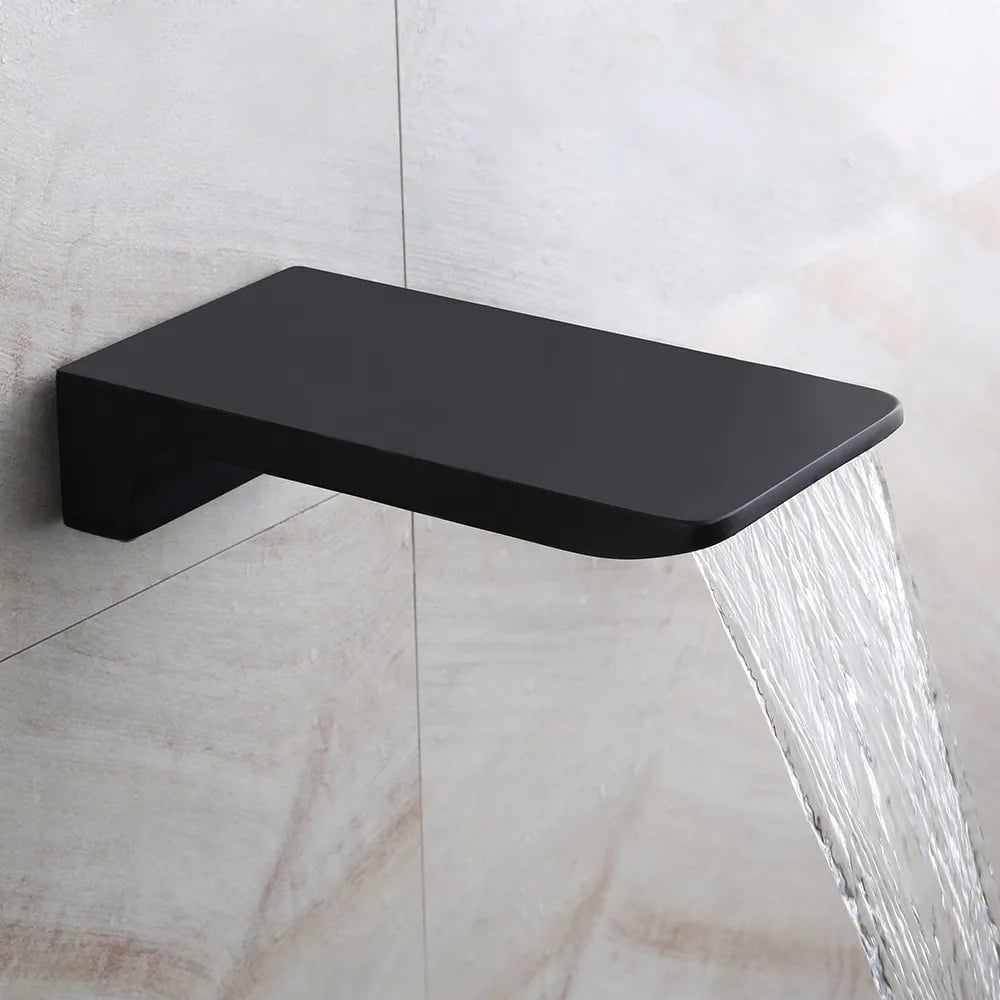 Questions and Answers for Wall Mount 10" Rainshower Hand Shower & Tub Spout Shower System in Matte Black